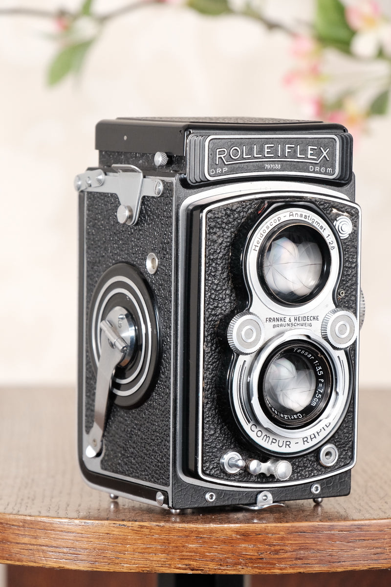 Superb! 1938 Rolleiflex Automat, Freshly Serviced, CLA’d - Frank & Heidecke- Petrakla Classic Cameras