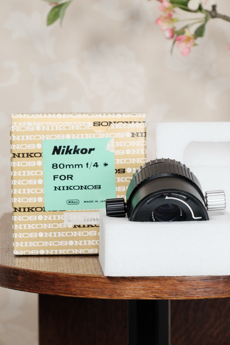 Superb! 80mm Nikkor lens for the Nikon Nikonos - Nikonos- Petrakla Classic Cameras