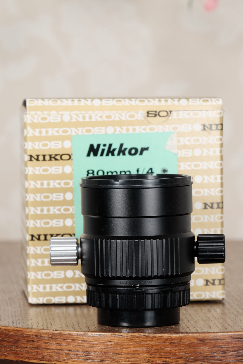 Superb! 80mm Nikkor lens for the Nikon Nikonos - Nikonos- Petrakla Classic Cameras