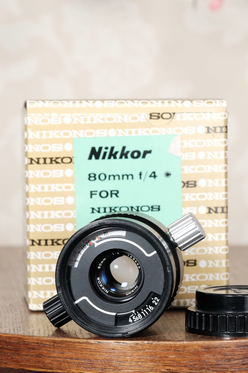 Superb! 80mm Nikkor lens for the Nikon Nikonos - Nikonos- Petrakla Classic Cameras