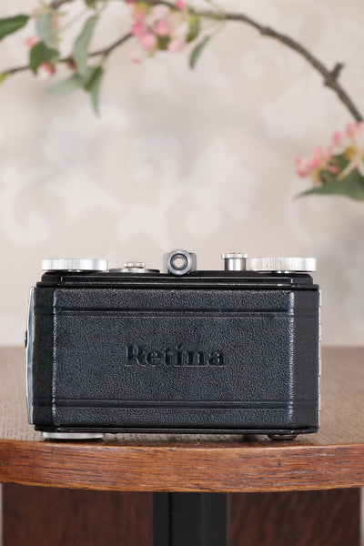 THE ORIGINAL FIRST VERSION, 1934 Black Kodak Retina, model 117, CLA'd, Freshly Serviced!