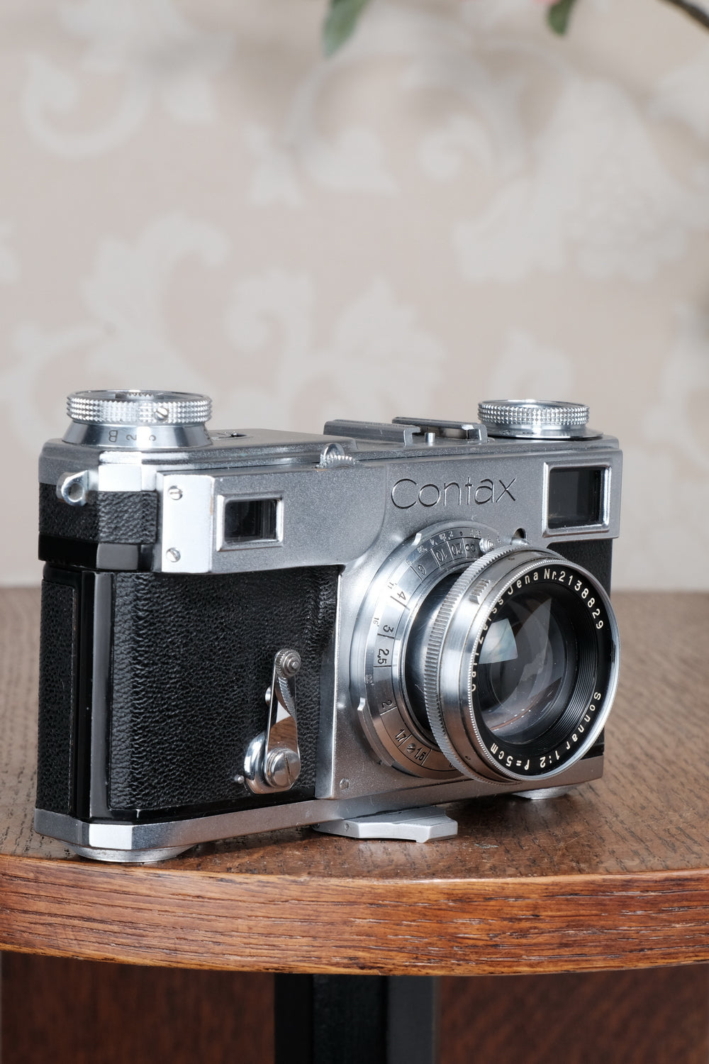 Near Mint! 1937 Zeiss Ikon Contax II Body and 50mm Zeiss Sonnar lens, CLA'd, Freshly Serviced!