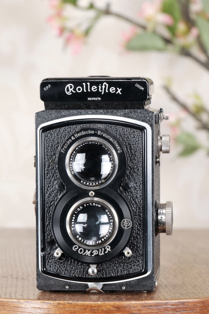 Near mint! 1934 Old Standard Rolleiflex, Freshly Serviced, CLA’d - Frank & Heidecke- Petrakla Classic Cameras