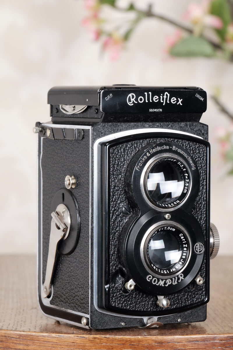 Near mint! 1934 Old Standard Rolleiflex, Freshly Serviced, CLA’d - Frank & Heidecke- Petrakla Classic Cameras