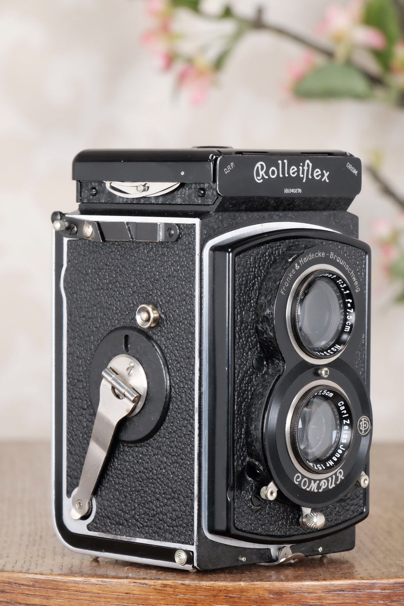 Near mint! 1934 Old Standard Rolleiflex, Freshly Serviced, CLA’d - Frank & Heidecke- Petrakla Classic Cameras