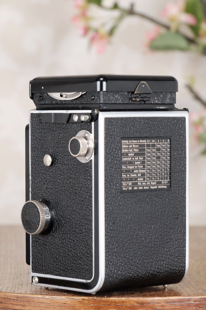 Near mint! 1934 Old Standard Rolleiflex, Freshly Serviced, CLA’d - Frank & Heidecke- Petrakla Classic Cameras