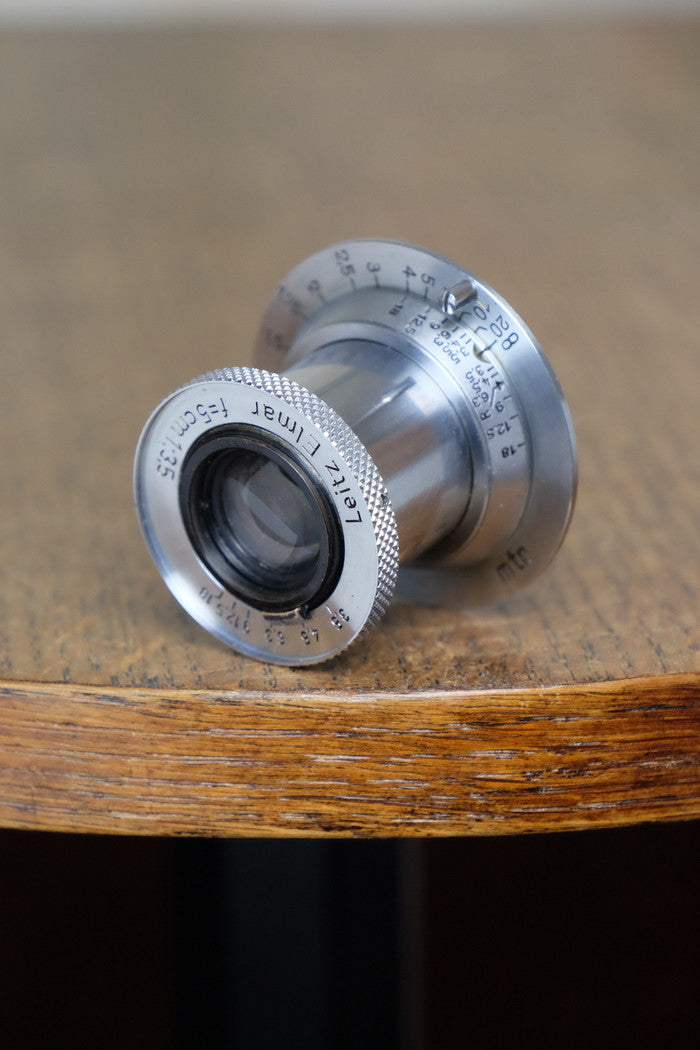 Exceptionally fine 1934 3.5/50mm Leitz Leica Elmar lens - Leitz- Petrakla Classic Cameras