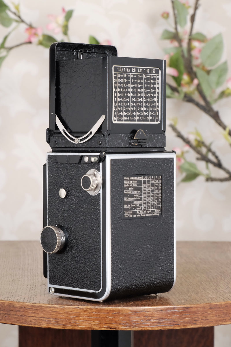 Near mint! 1934 Old Standard Rolleiflex, Freshly Serviced, CLA’d - Frank & Heidecke- Petrakla Classic Cameras