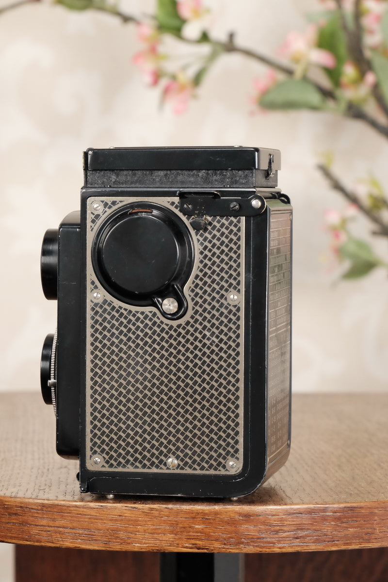 Superb! 1935 Art-Deco Nickel-plated Rolleicord CLA’d, Freshly Serviced! - Frank & Heidecke- Petrakla Classic Cameras