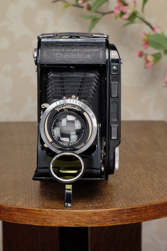 Excellent! 1938 Voigtlander 6x9 Bessa Rangefinder with Skopar lens, Freshly serviced! - Voigtlander- Petrakla Classic Cameras