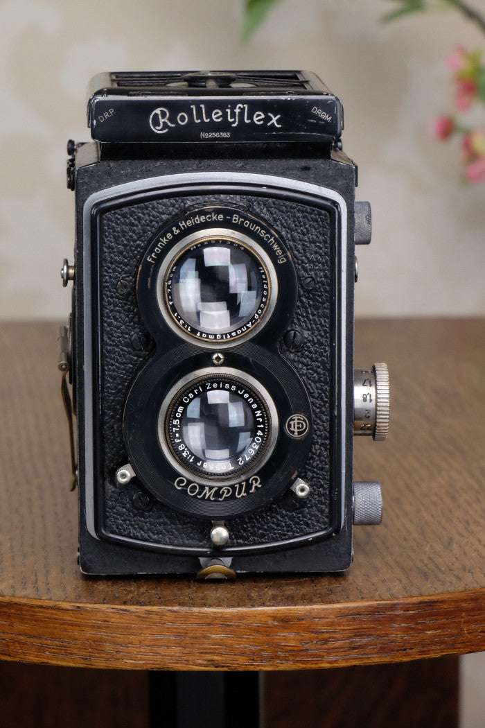 Excellent! 1933 Old Standard Rolleiflex, Freshly Serviced, CLA’d - Frank & Heidecke- Petrakla Classic Cameras