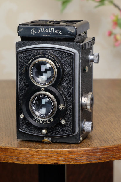 Excellent! 1933 Old Standard Rolleiflex, Freshly Serviced, CLA’d - Frank & Heidecke- Petrakla Classic Cameras