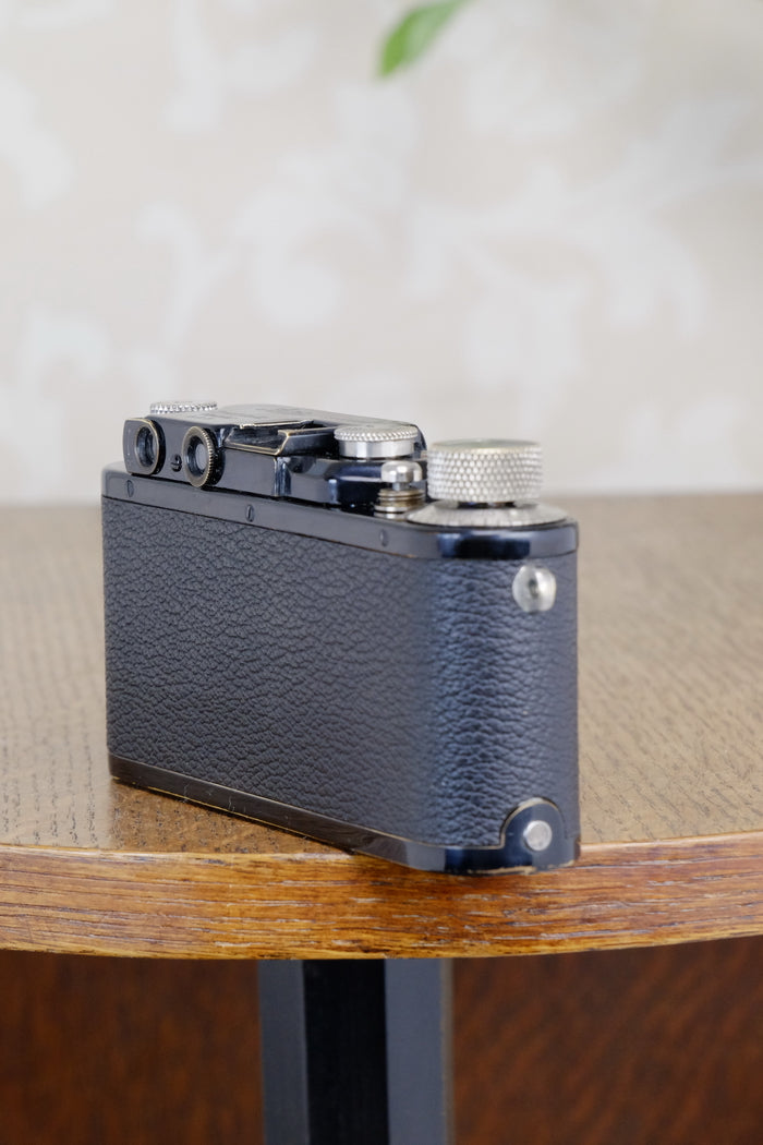 SUPERB! 1932 Black Leitz Leica III,  CLA'd, Freshly Serviced! - Leitz- Petrakla Classic Cameras