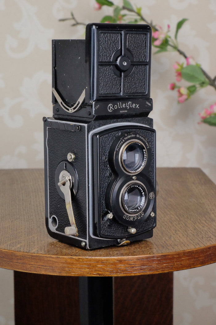 Excellent! 1933 Old Standard Rolleiflex, Freshly Serviced, CLA’d - Frank & Heidecke- Petrakla Classic Cameras