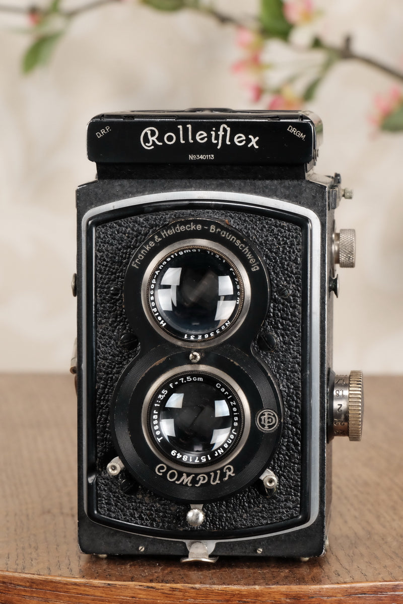 1934 Old Standard Rolleiflex, Freshly Serviced, CLA’d - Frank & Heidecke- Petrakla Classic Cameras