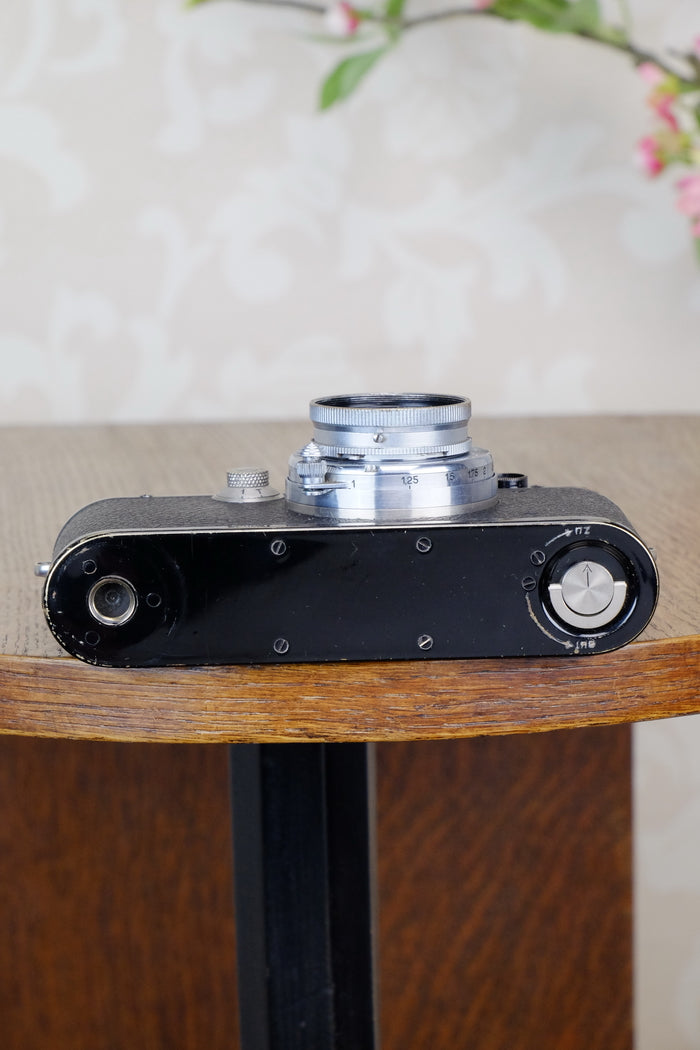 SUPERB! 1932 Black Leitz Leica III,  CLA'd, Freshly Serviced! - Leitz- Petrakla Classic Cameras