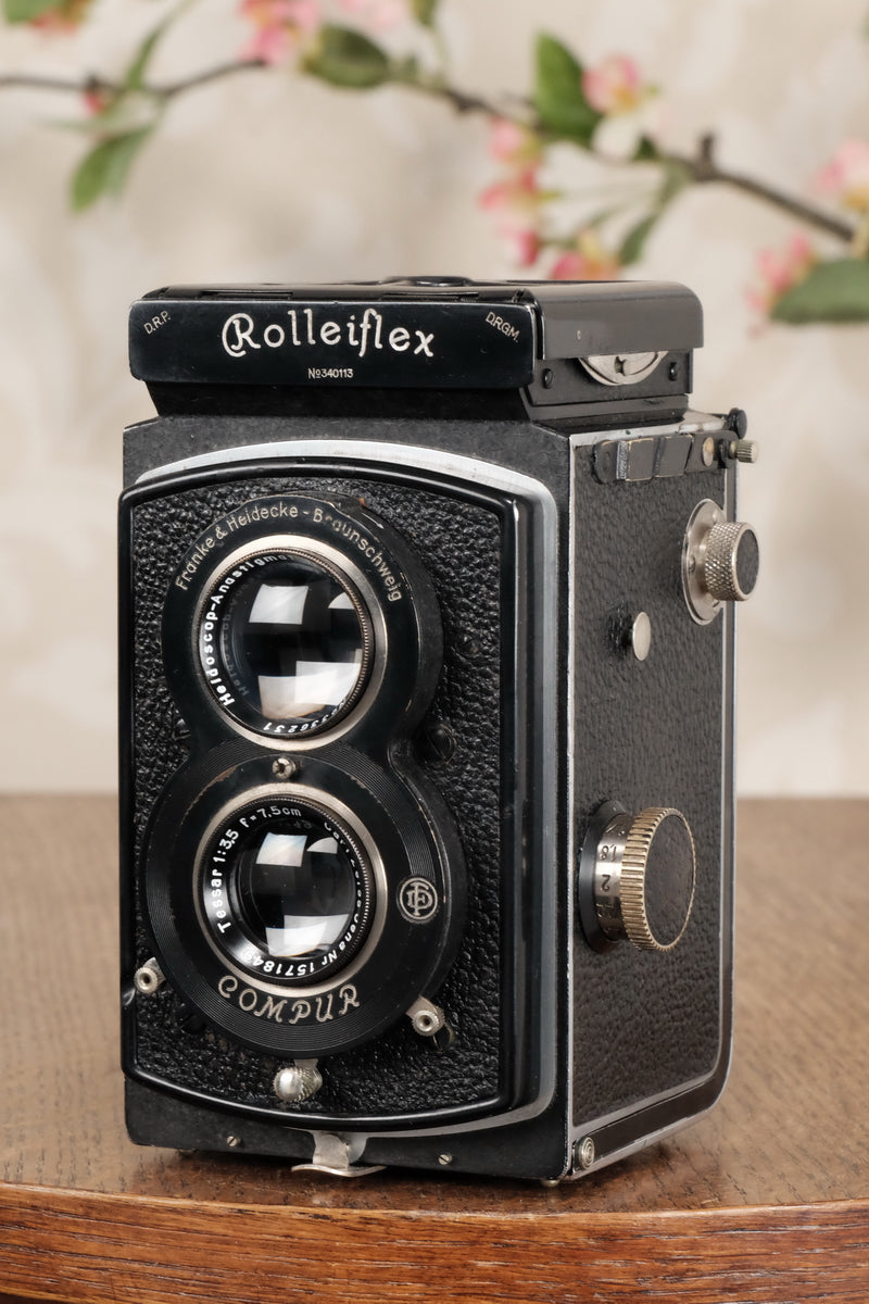 1934 Old Standard Rolleiflex, Freshly Serviced, CLA’d - Frank & Heidecke- Petrakla Classic Cameras