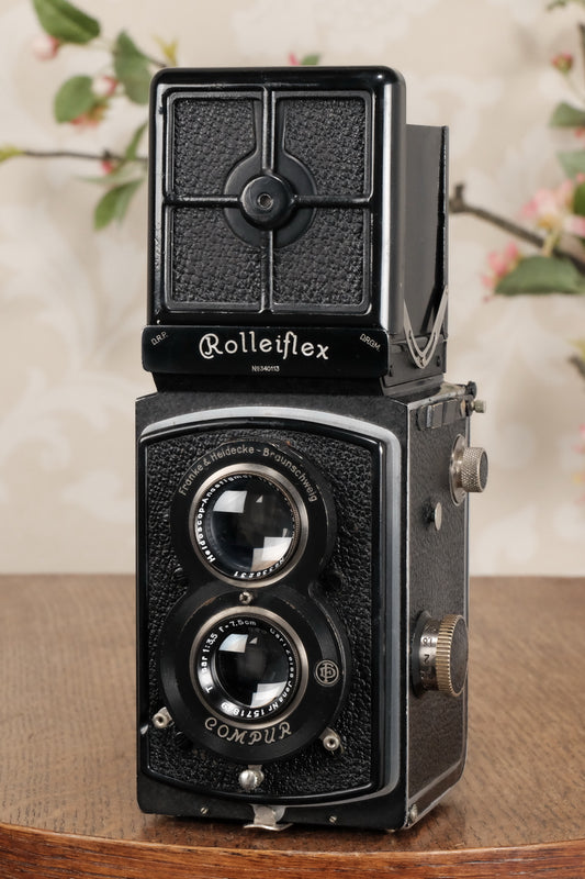 1934 Old Standard Rolleiflex, Freshly Serviced, CLA’d - Frank & Heidecke- Petrakla Classic Cameras