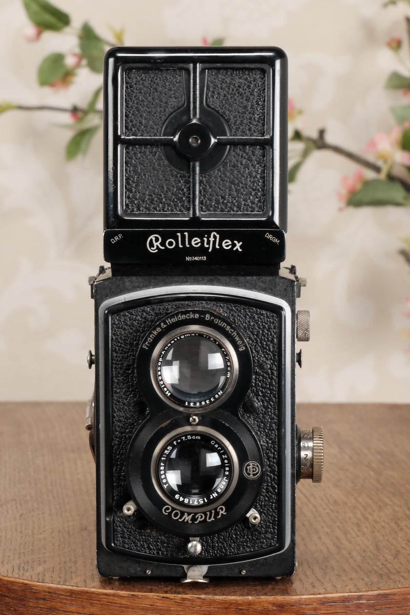 1934 Old Standard Rolleiflex, Freshly Serviced, CLA’d - Frank & Heidecke- Petrakla Classic Cameras