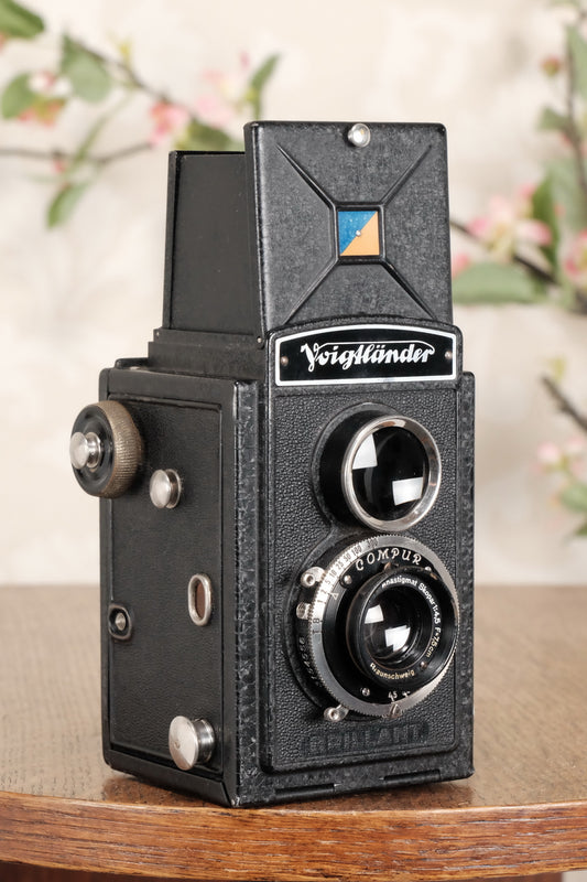 1932 Voigtlander Brillant 6x6 TLR, CLA'd, Freshly Serviced! - Voigtlander- Petrakla Classic Cameras