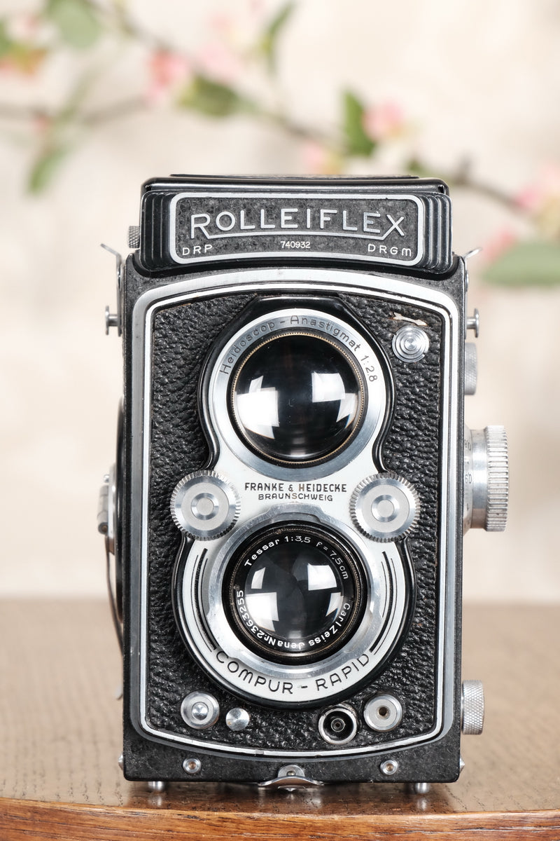 SUPERB! 1939 Rolleiflex Automat, Freshly Serviced, CLA’d - Frank & Heidecke- Petrakla Classic Cameras