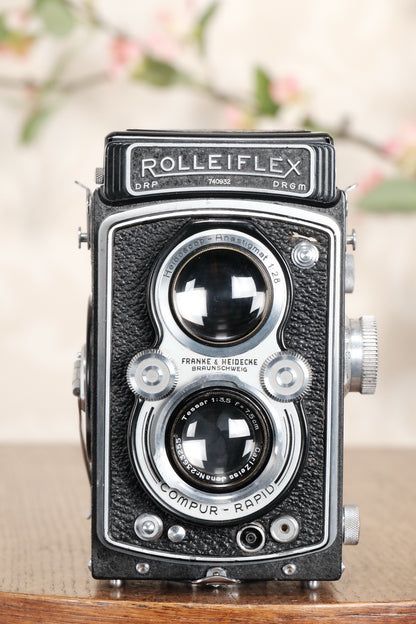 SUPERB! 1939 Rolleiflex Automat, Freshly Serviced, CLA’d - Frank & Heidecke- Petrakla Classic Cameras