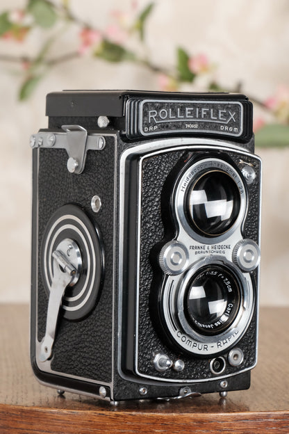 SUPERB! 1939 Rolleiflex Automat, Freshly Serviced, CLA’d - Frank & Heidecke- Petrakla Classic Cameras