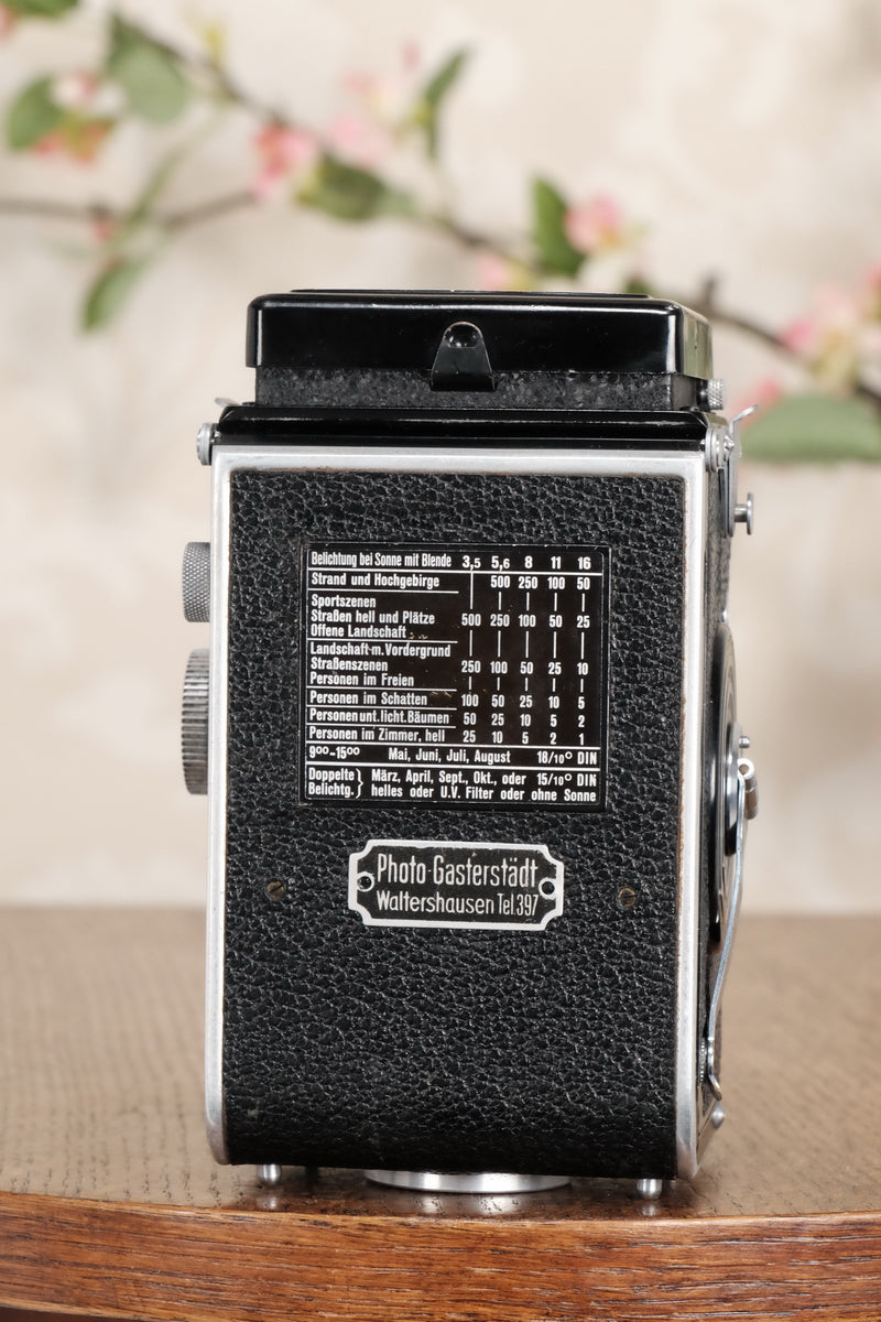 SUPERB! 1939 Rolleiflex Automat, Freshly Serviced, CLA’d - Frank & Heidecke- Petrakla Classic Cameras