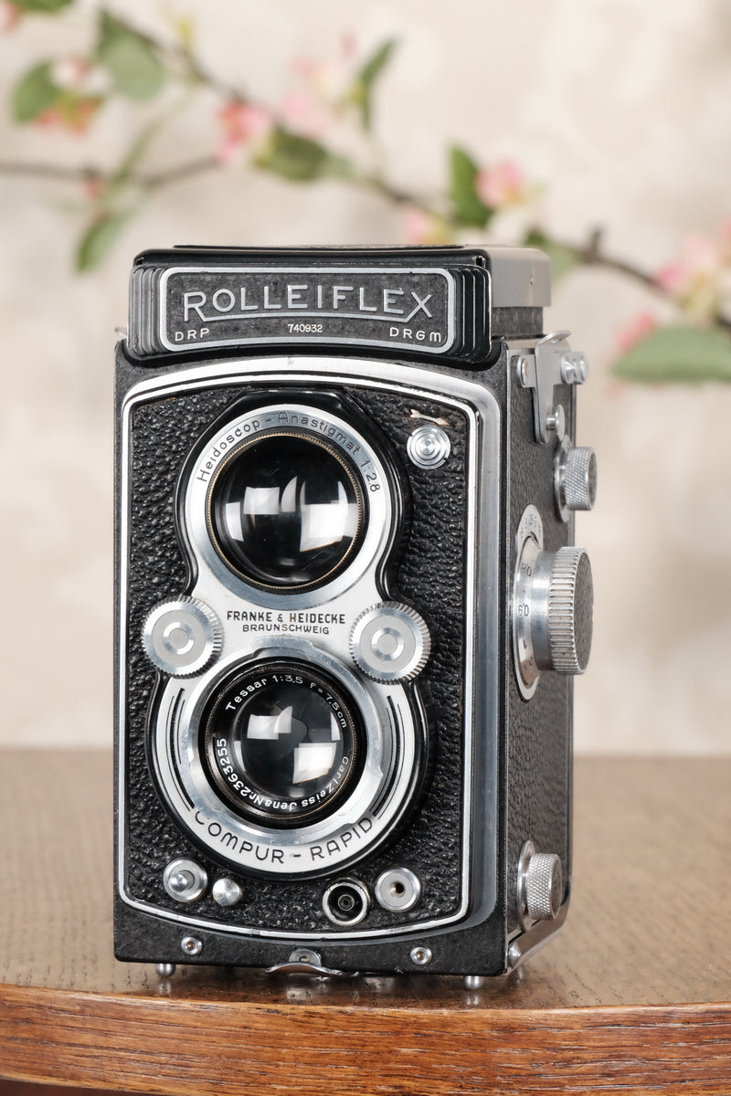 SUPERB! 1939 Rolleiflex Automat, Freshly Serviced, CLA’d - Frank & Heidecke- Petrakla Classic Cameras