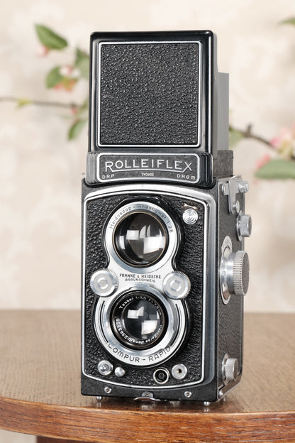 SUPERB! 1939 Rolleiflex Automat, Freshly Serviced, CLA’d - Frank & Heidecke- Petrakla Classic Cameras