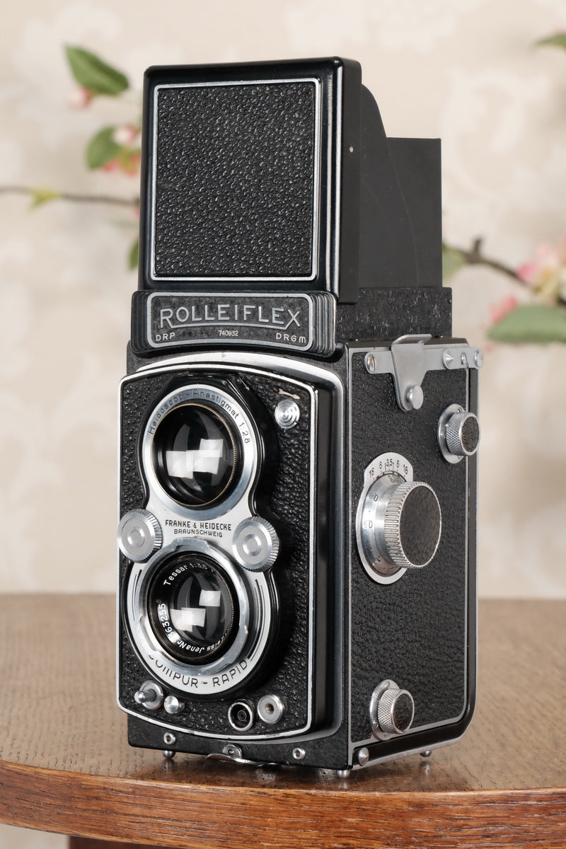 SUPERB! 1939 Rolleiflex Automat, Freshly Serviced, CLA’d - Frank & Heidecke- Petrakla Classic Cameras