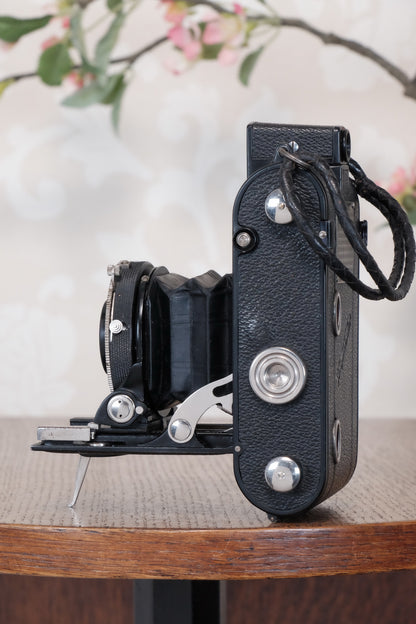 Rare! Near mint, 1935 Voigtlander Virtus 6x4.5 Folder, CLAd, Freshly Serviced!