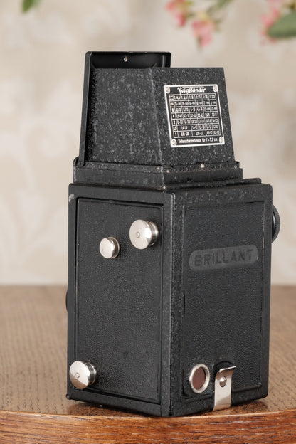 1935 Voigtlander Brillant 6x6 TLR, CLA'd, Freshly Serviced! - Voigtlander- Petrakla Classic Cameras