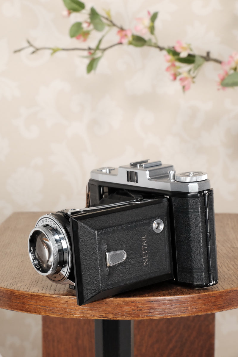 Superb! 1955 6x9 Zeiss-Ikon Nettar, CLA'd, Freshly Serviced! - Zeiss-Ikon- Petrakla Classic Cameras