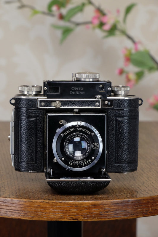 Superb! 1937 Certo Dollina, 35mm coupled rangefinder camera, CLA’d - Certo- Petrakla Classic Cameras