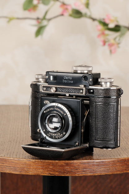 SUPERB! 1937 Certo Dollina II, 35mm Rangefinder camera, Freshly Serviced, CLA’d - Certo- Petrakla Classic Cameras