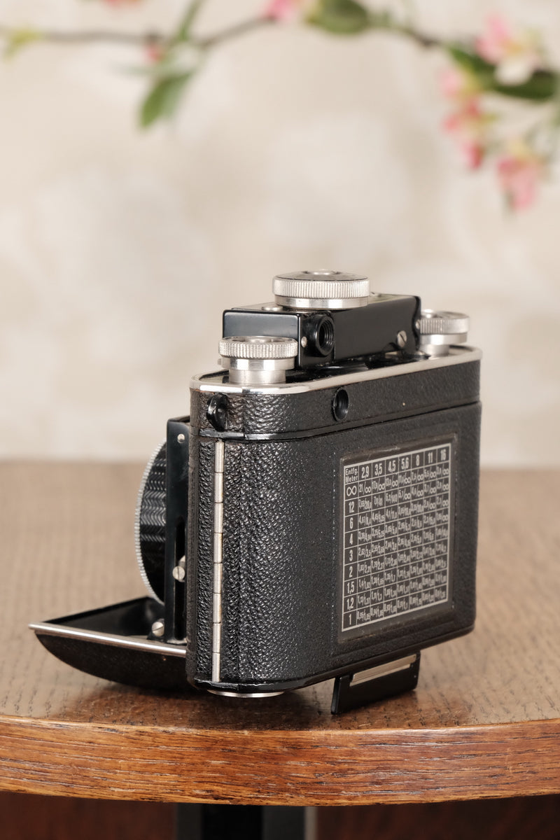 SUPERB! 1937 Certo Dollina II, 35mm Rangefinder camera, Freshly Serviced, CLA’d - Certo- Petrakla Classic Cameras