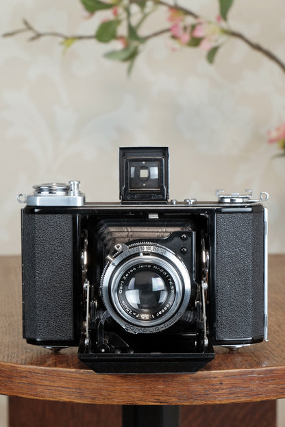 Superb! 1938 Zeiss Ikon 6x6 Ikonta with case, CLA'd, Freshly Serviced!