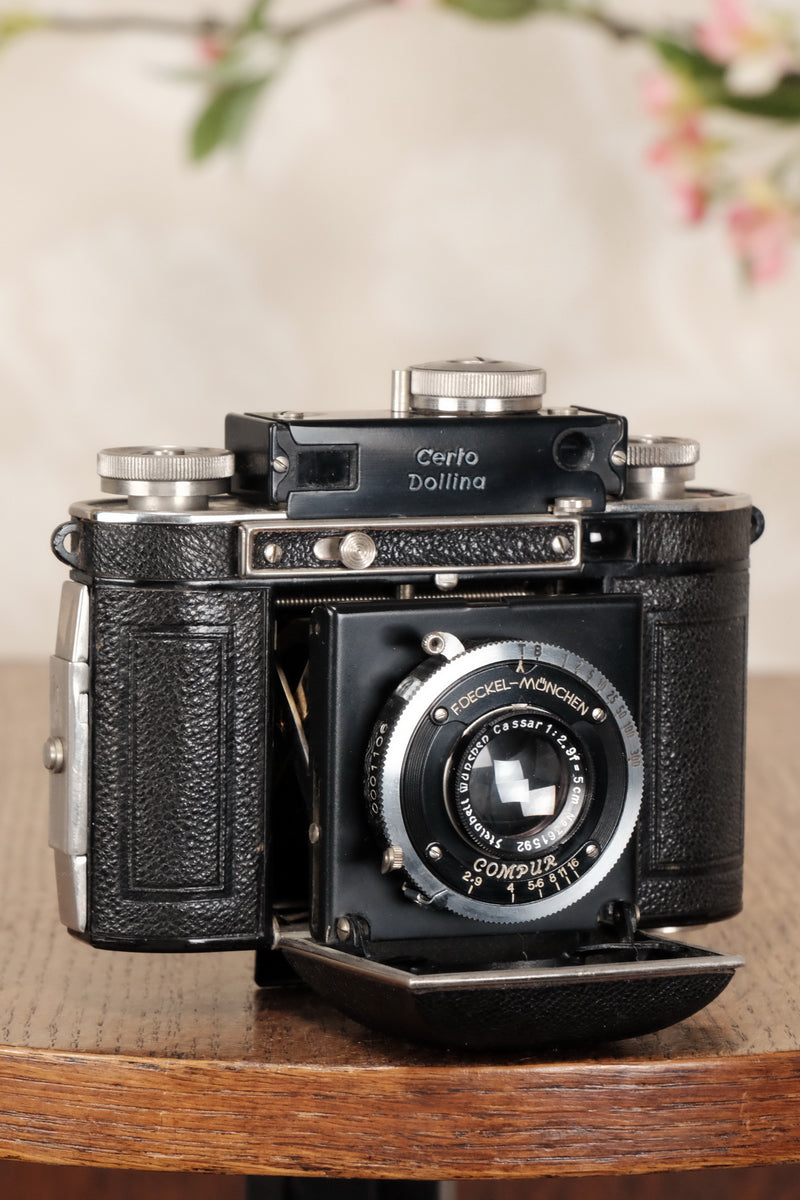 SUPERB! 1937 Certo Dollina II, 35mm Rangefinder camera, Freshly Serviced, CLA’d - Certo- Petrakla Classic Cameras