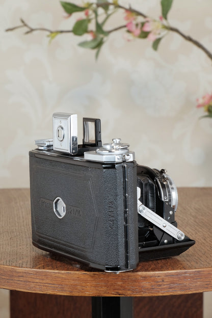 Superb! 1938 Zeiss Ikon 6x6 Ikonta with case, CLA'd, Freshly Serviced!