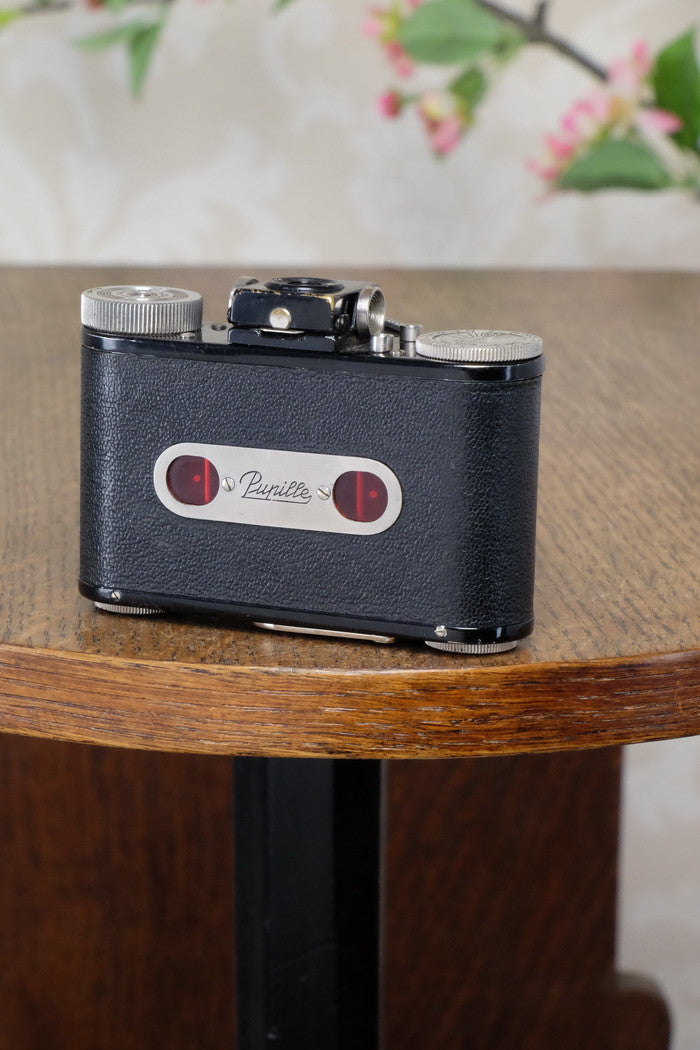 Excellent! 1931 NAGEL PUPILLE camera, Freshly Serviced! - Nagel- Petrakla Classic Cameras