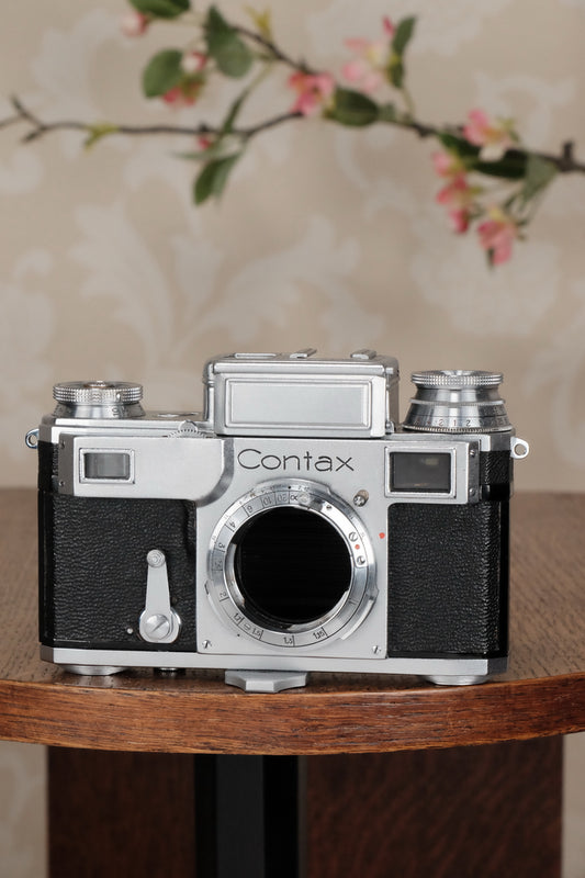 Near mint, 1937 Zeiss Ikon Contax III body, CLA'd, Freshly Serviced! - Zeiss-Ikon- Petrakla Classic Cameras