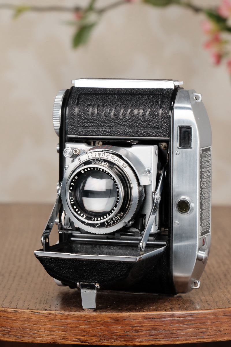 Near Mint! 1938 Welta Weltini, 35mm Rangefinder Camera, CLA'd, Freshly Serviced! - Welta- Petrakla Classic Cameras