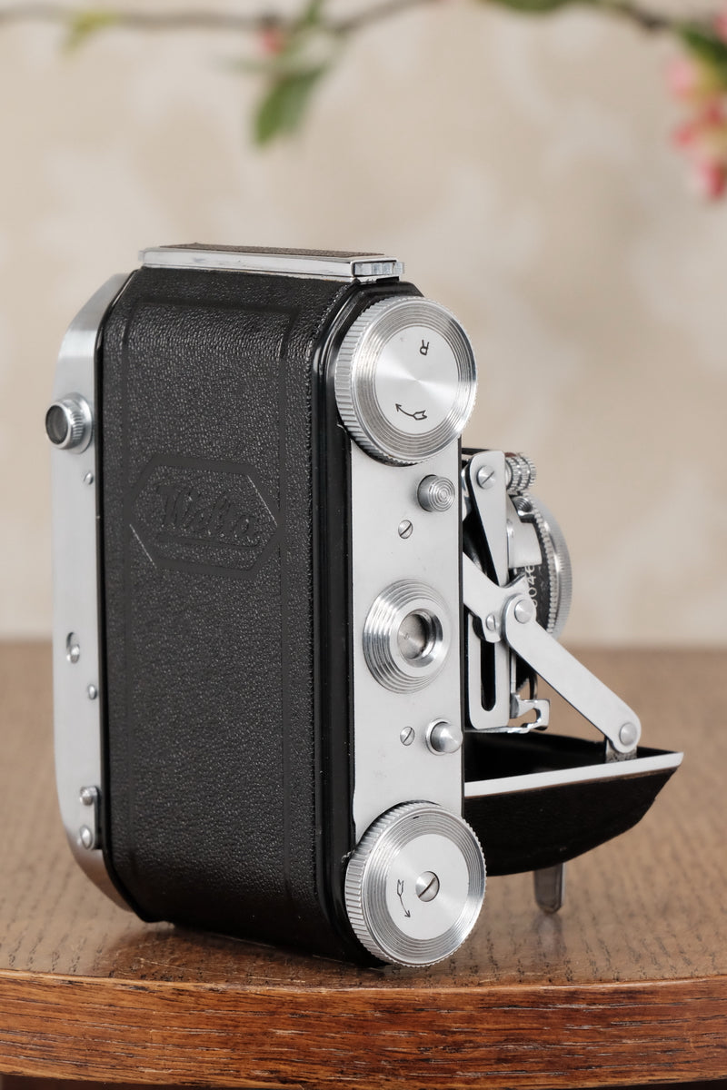 Near Mint! 1938 Welta Weltini, 35mm Rangefinder Camera, CLA'd, Freshly Serviced! - Welta- Petrakla Classic Cameras