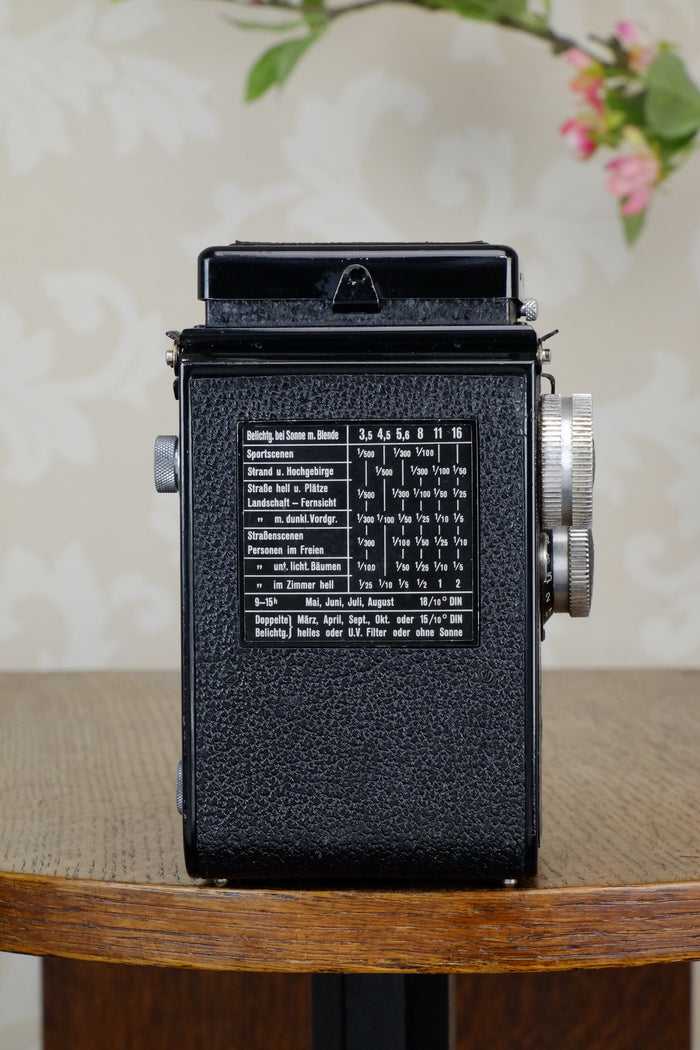 SUPERB! 1936 Rolleicord CLA’d, Freshly Serviced! - Frank & Heidecke- Petrakla Classic Cameras