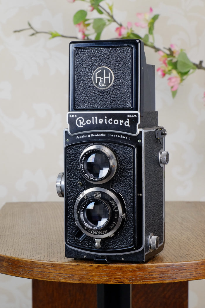 SUPERB! 1936 Rolleicord CLA’d, Freshly Serviced! - Frank & Heidecke- Petrakla Classic Cameras