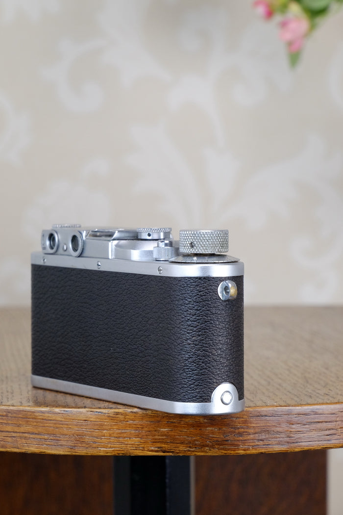 SUPERB! 1938 Leitz Leica IIIa with elmar lens CLA’d, FRESHLY SERVICED! - Leitz- Petrakla Classic Cameras