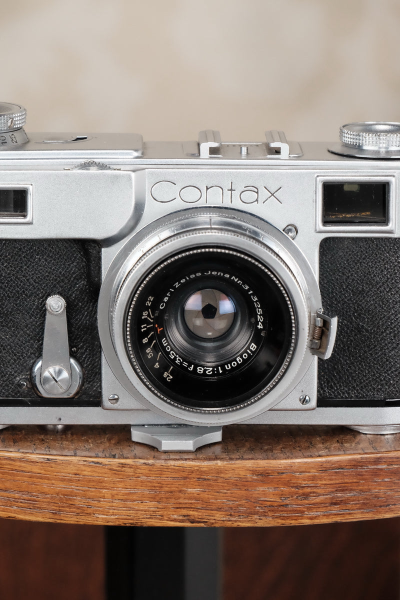 Carl Zeiss 2.8/35mm “T” Coated Biogon Contax Lens - Carl Zeiss Jena- Petrakla Classic Cameras