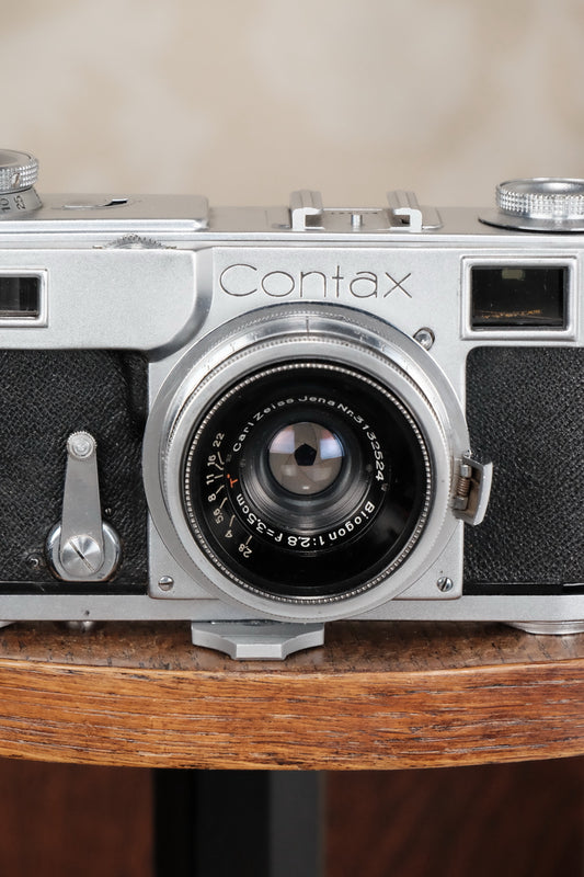 Carl Zeiss 2.8/35mm “T” Coated Biogon Contax Lens - Carl Zeiss Jena- Petrakla Classic Cameras