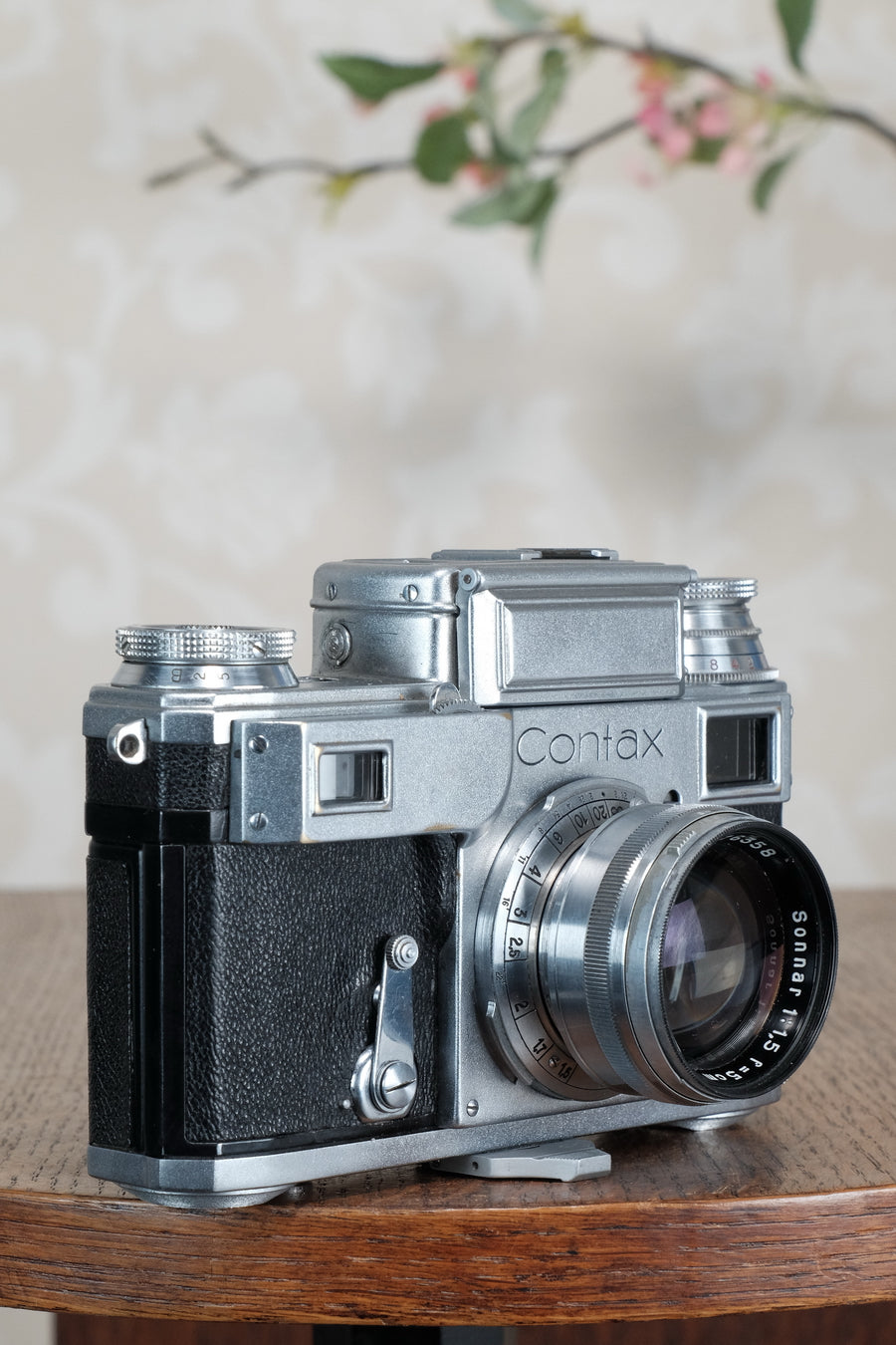 Superb 1941 Zeiss Ikon Contax with a 1.5/50mm T coated Sonnar, CLA'd, Freshly Serviced!